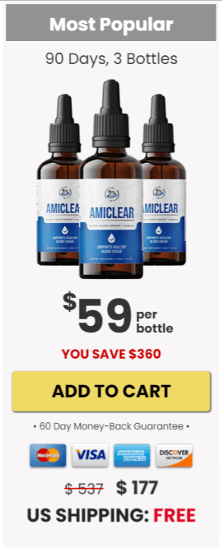 Amiclear buy 3 bottle 